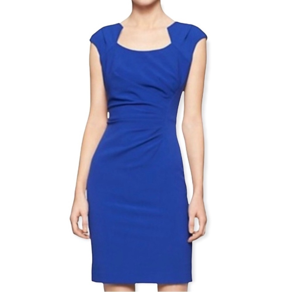 Calvin Klein Royal Blue MIDI Dress Size 10